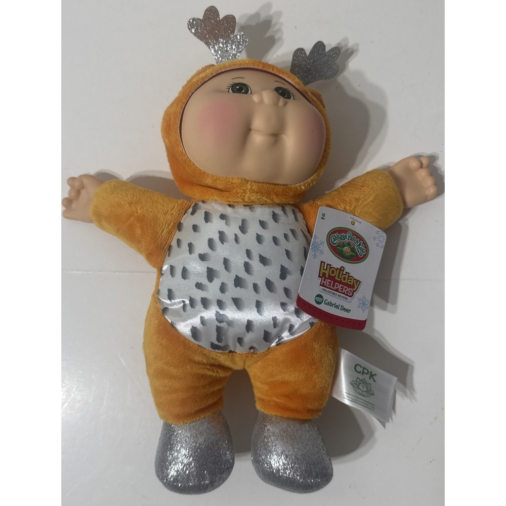 Cabbage Patch Kids Cuties Holiday Helpers 207 Gabriel Deer 9" Plush 2021 NewTags